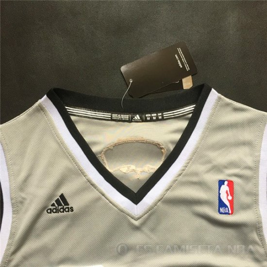 Camiseta Aldridge#12 San Antonio Spurs Gris - Haga un click en la imagen para cerrar