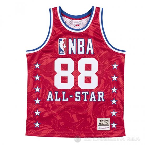 Camiseta All Star 1988 AAPE x Mitchell & Ness Rojo - Haga un click en la imagen para cerrar