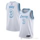 Camiseta Anthony Davis NO 3 Los Angeles Lakers Ciudad 2020-21 Blanco