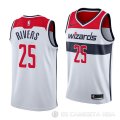 Camiseta Austin Rivers #25 Washington Wizards Association 2018 Blanco