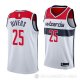 Camiseta Austin Rivers #25 Washington Wizards Association 2018 Blanco