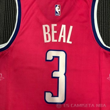 Camiseta Bradley Beal #3 Washington Wizards Ciudad 2022-23 Rosa