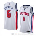 Camiseta Bruce Brown Jr. #6 Detroit Pistons Association 2018 Blanco