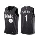 Camiseta Bruce Brown NO 1 Brooklyn Nets Earned 2020-21 Negro