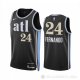 Camiseta Bruno Fernando #24 Atlanta Hawks Ciudad 2023-24 Negro