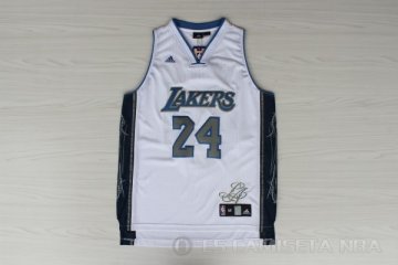 Camiseta Bryant #24 Los Angeles Lakers Ciudad Blanco