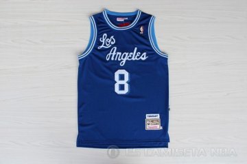 Camiseta Bryant #8 Los Angeles Lakers Retro Azul