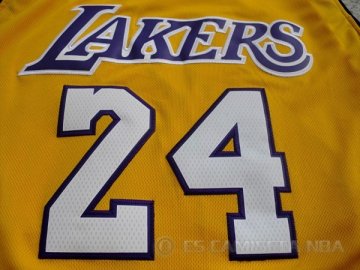 Camiseta Bryant #24 Los Angeles Lakers Amarillo