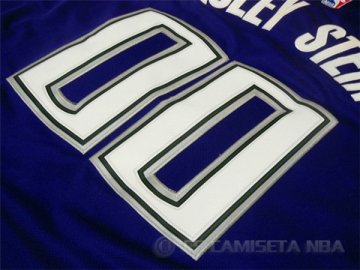 Camiseta Cauley Stein #00 Sacramento Kings Azul