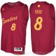 Camiseta Channing Frye #8 Cleveland Cavaliers Navidad 2016 Rojo