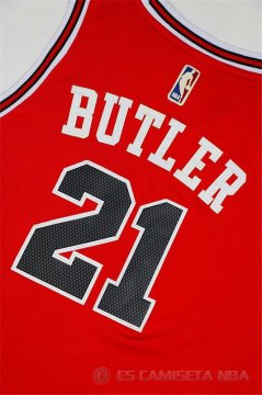 Camiseta Retro Butler #21 Chicago Bulls Rojo