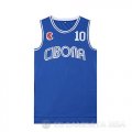 Camiseta Cibona Petrovic #10 Pelicula Azul