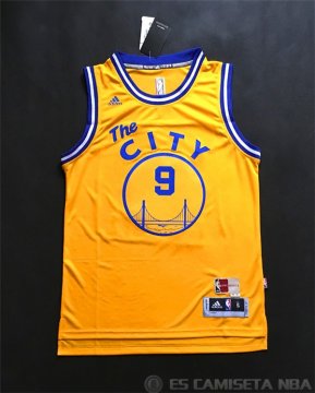 Camiseta Iguodala #9 Golden State Warriors Amarillo