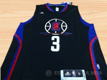 Camiseta Paul #3 Los Angeles Clippers Negro