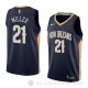 Camiseta Darius Miller #21 New Orleans Pelicans Icon 2018 Azul