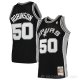 Camiseta David Robinson NO 50 San Antonio Spurs Mitchell & Ness Negro