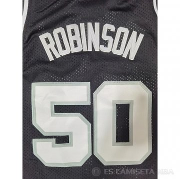 Camiseta David Robinson NO 50 San Antonio Spurs Mitchell & Ness Negro