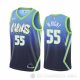 Camiseta Delon Wright #55 Dallas Mavericks Ciudad Edition Azul