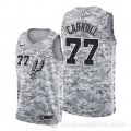Camiseta Demarre Carroll #77 San Antonio Spurs Earned Camuflaje