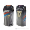 Camiseta Dennis Schroder #17 Oklahoma City Thunder Ciudad Gris