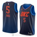 Camiseta Devon Hall #5 Oklahoma City Thunder Statement 2018 Azul