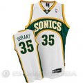 Camiseta Durant Sonics #35 Seattle SuperSonics Blanco