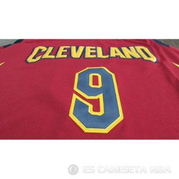 Camiseta Dwyane Wade #9 Cleveland Cavaliers 2017-18 Rojo