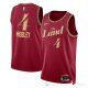 Camiseta Evan Mobley #4 Cleveland Cavaliers Ciudad 2023-24 Rojo