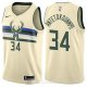 Camiseta Giannis Antetokounmpo #34 Milwaukee Bucks Ciudad Crema