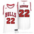 Camiseta Gibson #22 Chicago Bulls Blanco