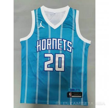 Camiseta Gordon Hayward NO 20 Charlotte Hornets Icon 2020-21 Verde