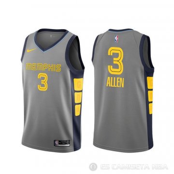 Camiseta Grayson Allen #3 Memphis Grizzlies Ciudad Gris