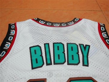 Camiseta Bibby #10 Vancouver Grizzlies Blanco