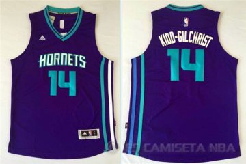 Camiseta Kidd-Gilchrist #14 Charlotte Hornets Purpura