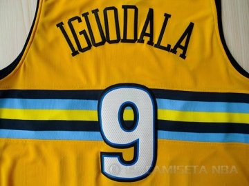 Camiseta Iguodala #9 Denver Nuggets Amarillo