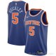 Camiseta Immanuel Quickley NO 5 New York Knicks Icon 2020-21 Azul