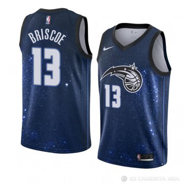 Camiseta Isaiah Briscoe #13 Orlando Magic Ciudad 2018 Azul