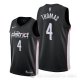 Camiseta Isaiah Thomas #4 Washington Wizards Ciudad Negro