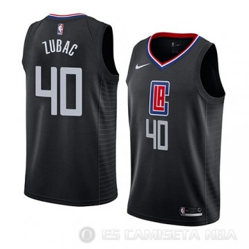 Camiseta Ivica Zubac #40 Los Angeles Clippers Statement 2019 Negro