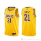 Camiseta J.r. Smith #21 Los Angeles Lakers Icon 2020 Amarillo