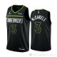 Camiseta Jaden McDaniels #3 Minnesota Timberwolves Statement 2022-23 Negro