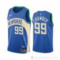 Camiseta Jae Crowder #99 Milwaukee Bucks Ciudad 2023-24 Azul