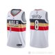 Camiseta Jahlil Okafor #8 New Orleans Pelicans Earned Blanco