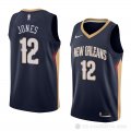 Camiseta Jalen Jones #12 New Orleans Pelicans Icon 2018 Azul