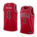 Camiseta Jameer Nelson #1 Chicago Bulls Icon 2018 Rojo