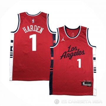 Camiseta James Harden #2 Los Angeles Clippers Statement 2024-25 Rojo