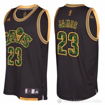 Camiseta James #23 Cleveland Cavaliers Camuflaje Moda