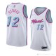 Camiseta Jarnell Stokes #12 Miami Heat Ciudad 2018 Blanco