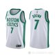 Camiseta Jaylen Brown NO 7 Boston Celtics Ciudad 2020-21 Blanco