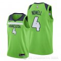 Camiseta Jaylen Nowell #4 Minnesota Timberwolves Statement Verde
